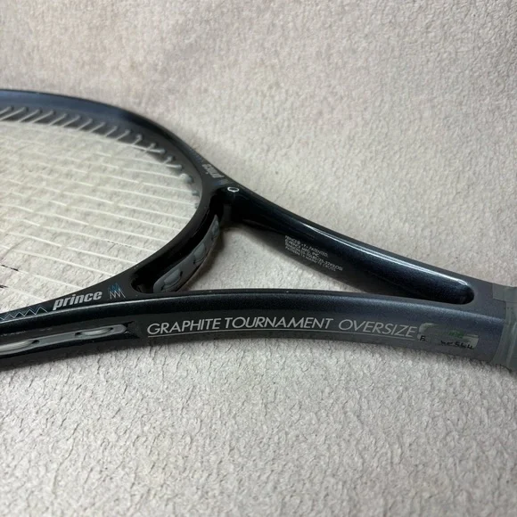 Prince Graphite Tournament Oversize Tennis Racket with Cover 4 1/4 Grip Active - Picture 7 of 12